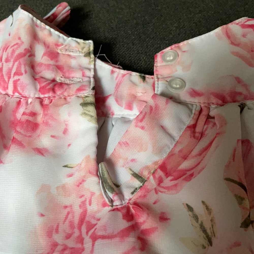 Romper - flowers 6/9m - Picture 6 of 7
